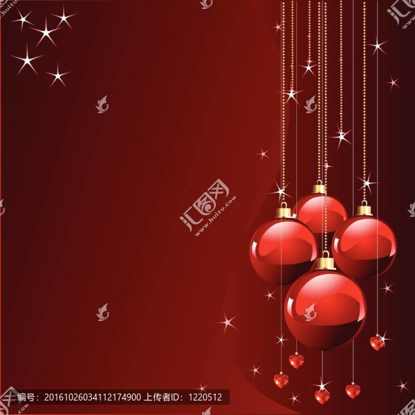 紅色圣誕卡