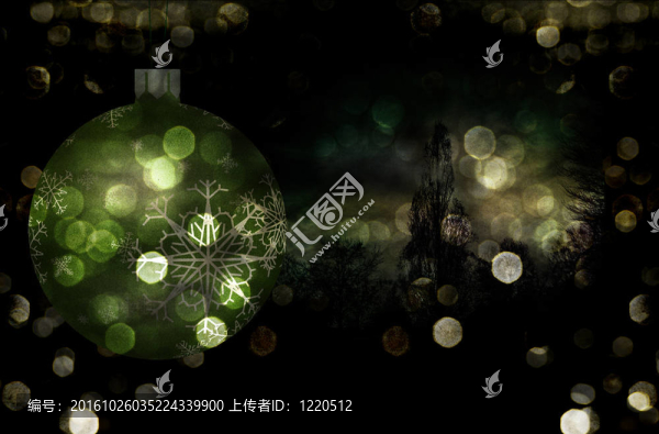 圣誕樹(shù)球插畫(huà)