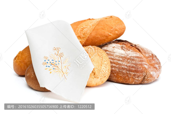 新鮮的面包。