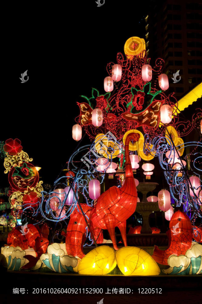 中國新年街裝飾