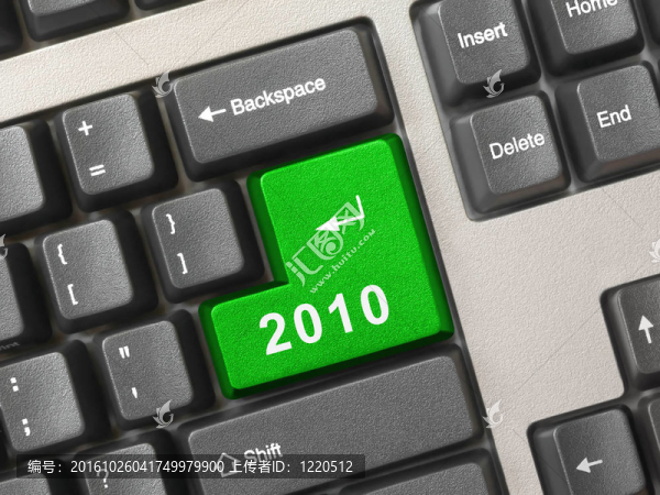 帶有2010鍵的計算機鍵盤