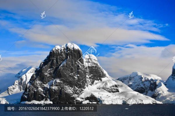 南極洲的雪山