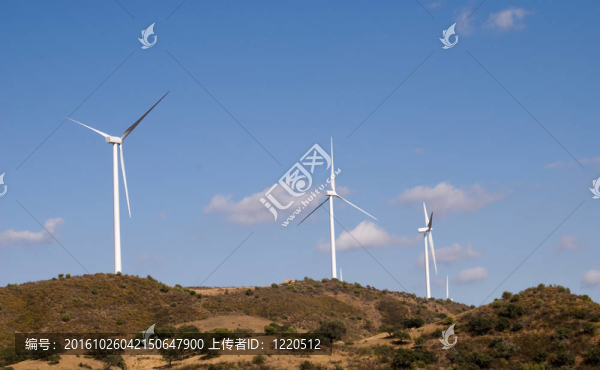 風力渦輪機農(nóng)場。