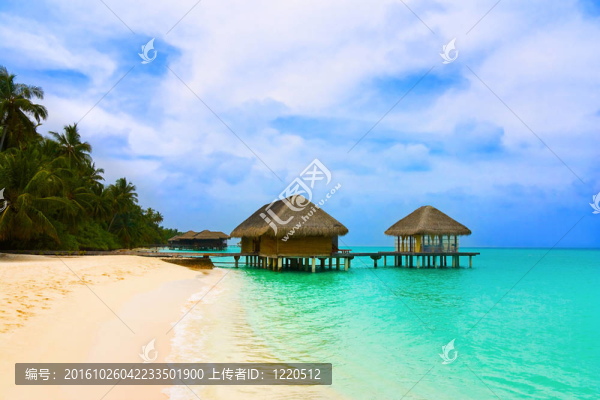 海灘上的水療沙龍