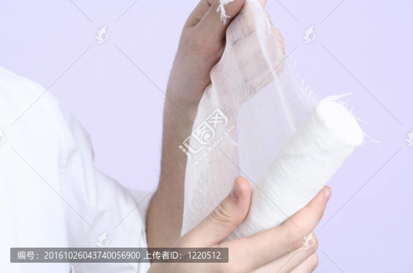 一個年輕醫(yī)生的肖像。