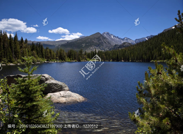 美麗的高山湖泊