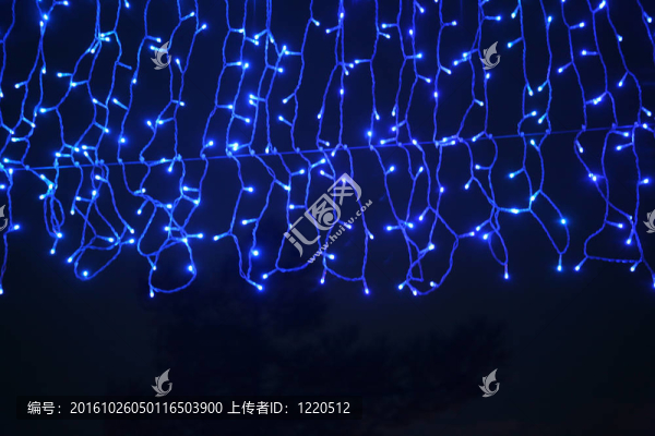 藍色LED燈顏色的觸手