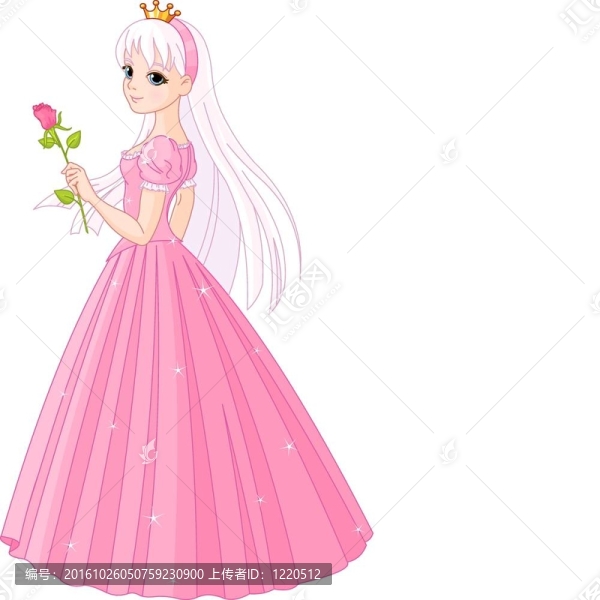 美麗的公主與玫瑰