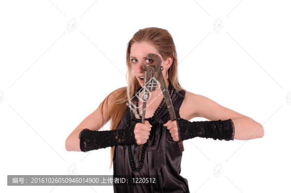 女人用扳手