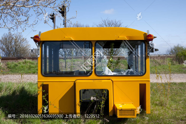 廢棄的火車車廂