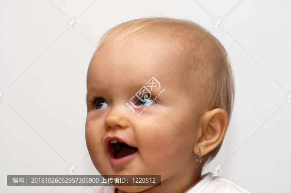 可愛寶貝的肖像