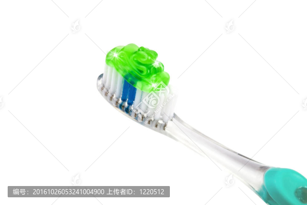 帶牙膏的牙刷