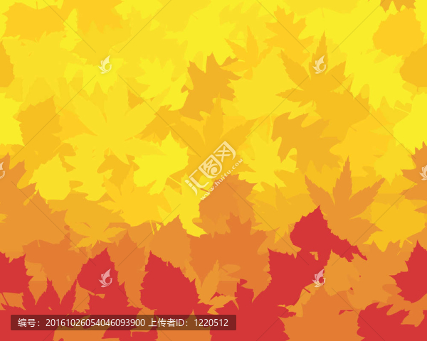 楓；橡木；在飽和的黃色栗樹和山毛櫸葉；橘子；和紅色形成一個(gè)豐富多彩的秋天壁紙。