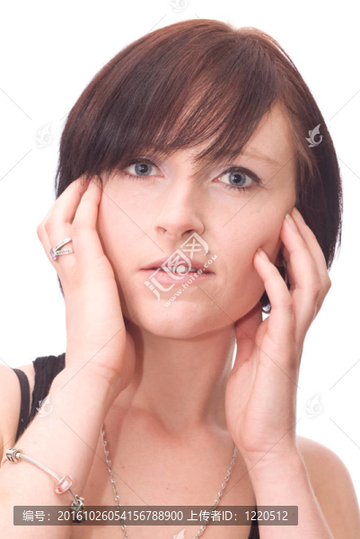 年輕的女人