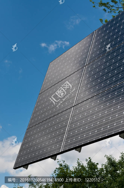 可再生能源-光伏太陽能電池板陣列