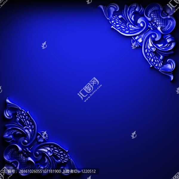 藍(lán)色抽象裝飾