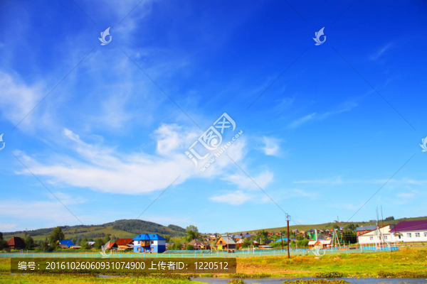 村。俄羅斯；阿爾泰