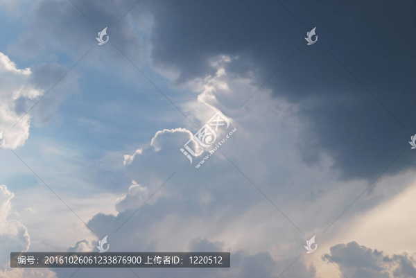 暴風(fēng)雨的天空