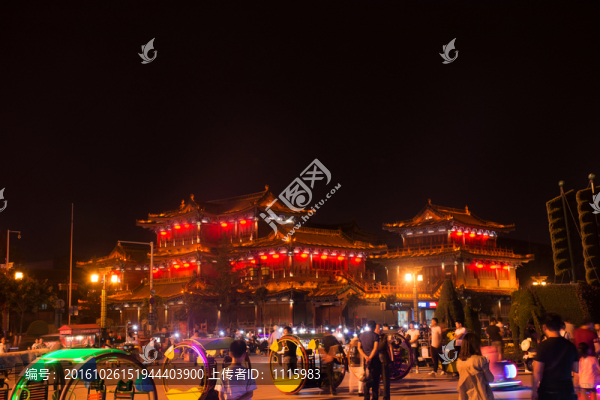 開封古城夜景