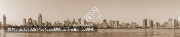 老外灘全景,大畫幅