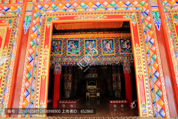 阿柔大寺,佛寺,門,祁連,寺院