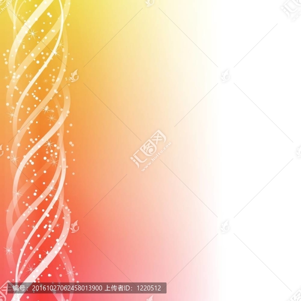 紅色黃色發(fā)光線背景。