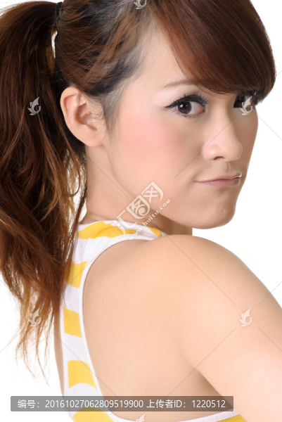 可愛的年輕女孩