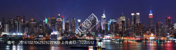 紐約天際全景