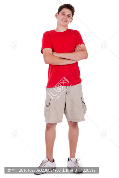 在白人背景下孤立的聰明小孩