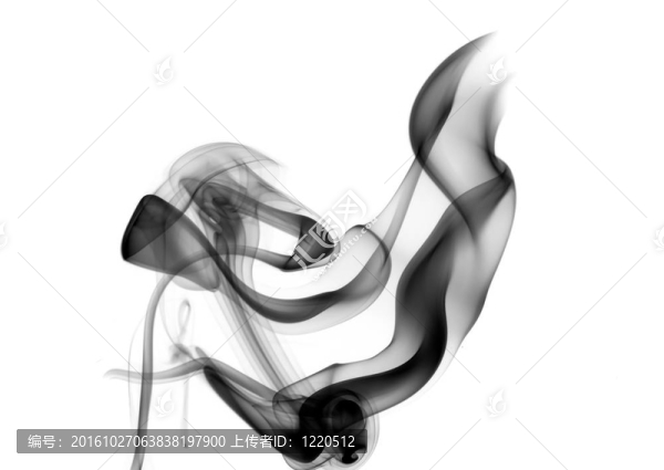 抽象。白色煙霧圖案