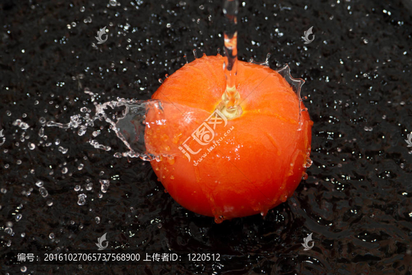 番茄水濺