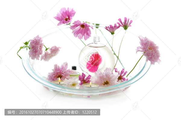 粉紅色的花朵的芳香