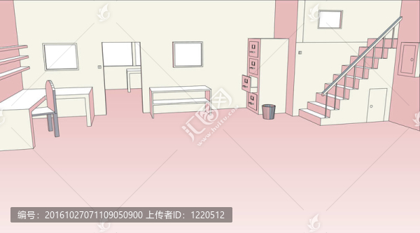 空蕩蕩的辦公室