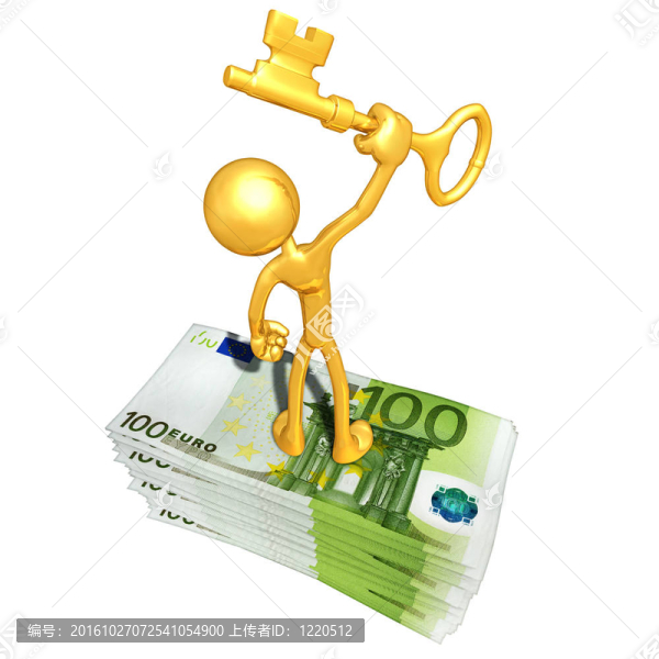 用金錢和金鑰匙