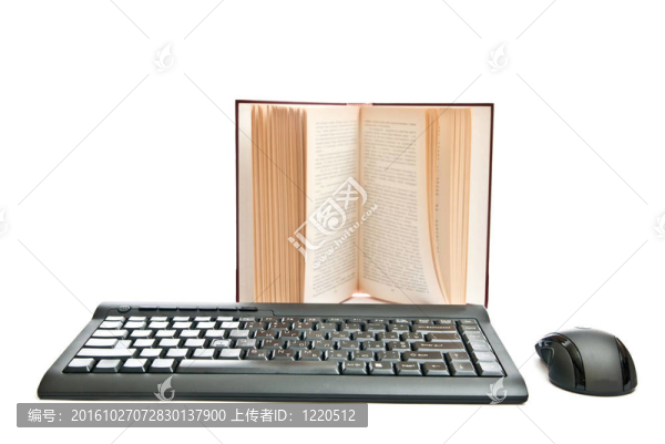 鼠標(biāo)；鍵盤和書