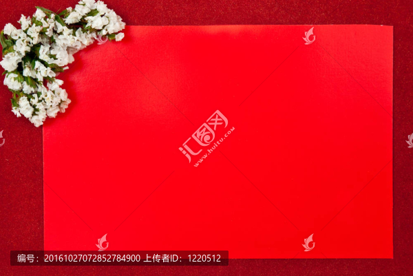 紅色的賀卡