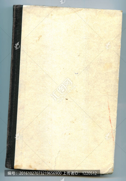 有白色封面和黑色書(shū)脊的舊書(shū)