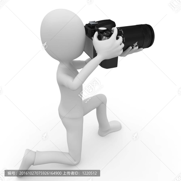 隨著數(shù)碼單反相機(jī)的三維人