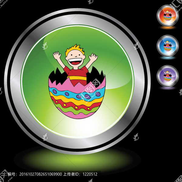 復(fù)活節(jié)彩蛋的孩子