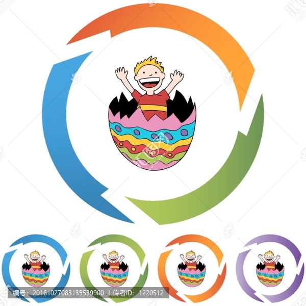 復(fù)活節(jié)彩蛋的孩子