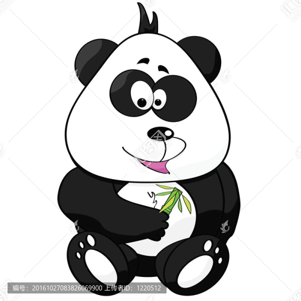 卡通熊貓