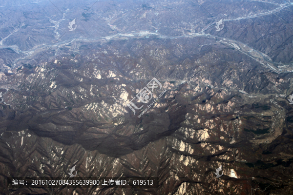 航拍山川大地