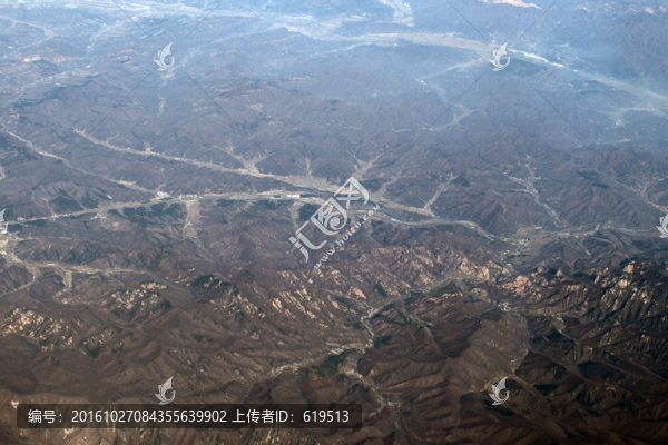 航拍山川大地