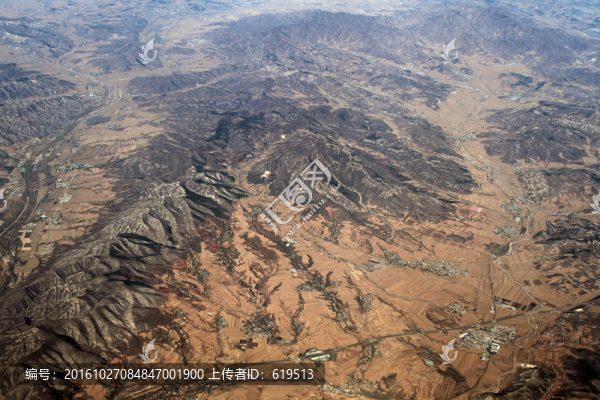 航拍山川大地