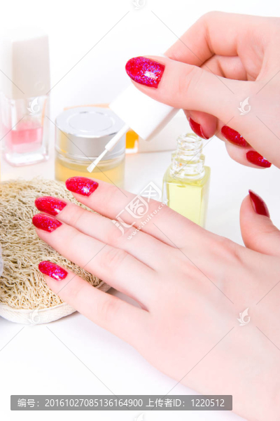 女子手指甲油