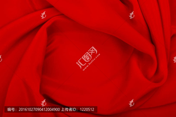 光滑的紅色絲綢