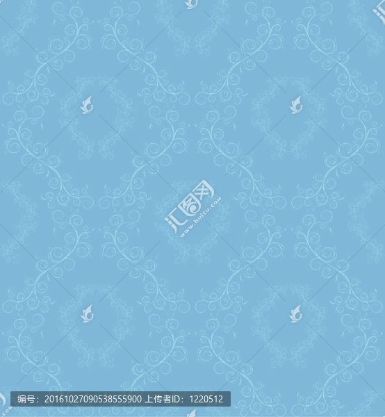 無縫的花飾