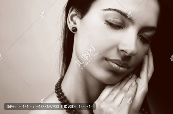 性感女人的美麗肖像
