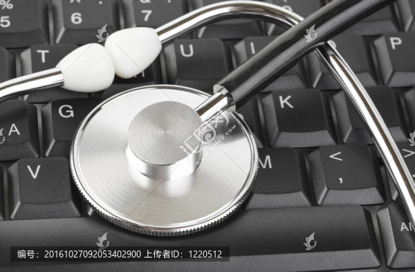 聽診器、電腦鍵盤