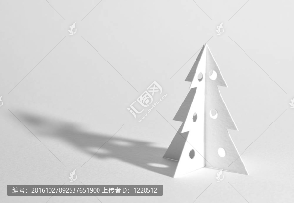 白色圣誕樹